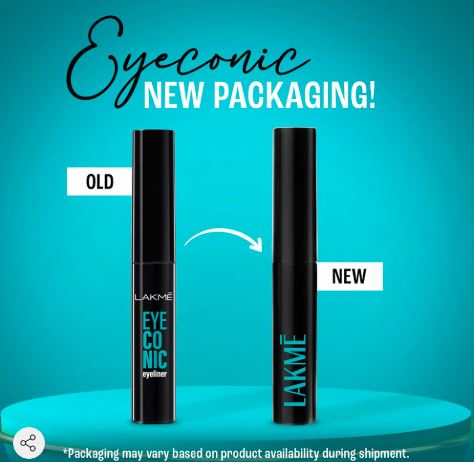 Lakme 9 to 5 Eyeconic Liquid Eyeliner | Smudgeproof |Waterproof | Lasts upto 24 Hrs | Black |4.5 ml